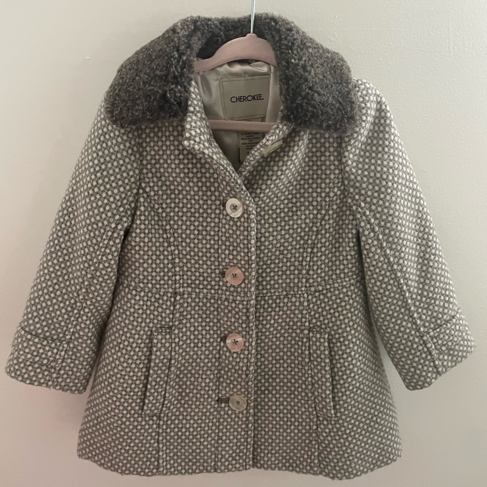 2 baby coats Calvin Klein and Cherokee 18 months